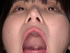 「人気女優 有加里ののかチャンの歯・口内・のどちんこ観察＆顔舐め鼻フェラプレイ！！！」のサンプル画像1
