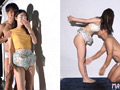「『ラブラブ大学生カップル限定！ドキドキ寝取られシルエットクイズ♪』強気な巨乳JDが挑戦☆筋肉男に脱がされエッチなイタズラされ放題！止まらぬ全力ピストンに腰ガクガク！ハワイ旅行目指して中出し4連発！！【街角素人モニタリング♯ゆめ♯22歳♯大学生】」のサンプル画像3